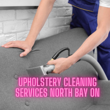 upholstery cleaning services North Bay ON